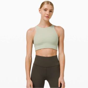 Energy High Neck Long Line Rib Sports Bra